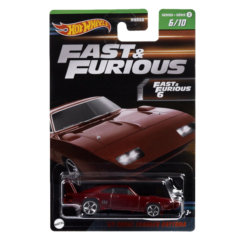 Mattel Hot Wheels - Fast And Furious, ΄69 Dodge Charger Daytona (6/10) HNT06 (HNR88)