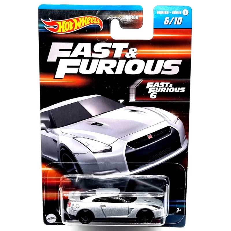 Mattel Hot Wheels - Fast And Furious, Z009 Nissan GT-R (6/10) HNT16 (HNR88)