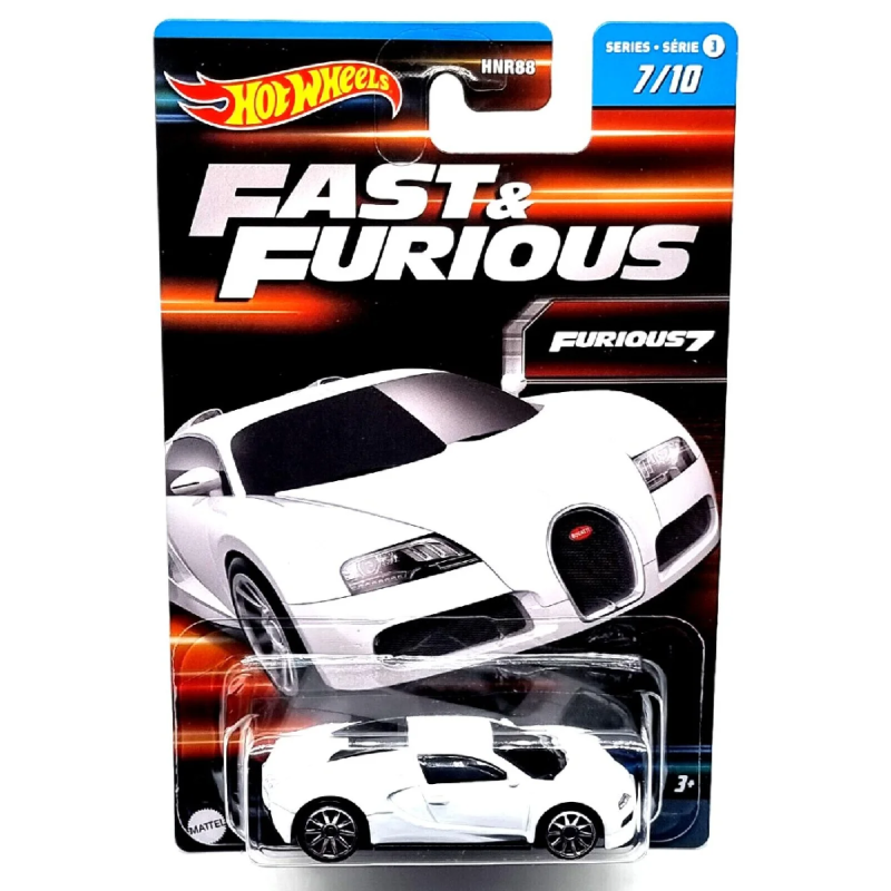 Mattel Hot Wheels - Fast And Furious, Bugatti Yeyron (7/10) HNT17 (HNR88)