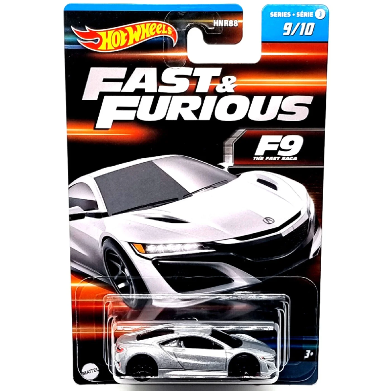 Mattel Hot Wheels - Fast And Furious, 17 Acura NSX (9/10) HNT19 (HNR88)