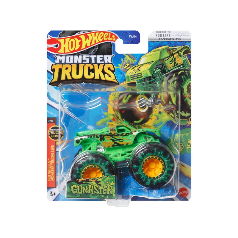 Mattel Hot Wheels - Monster Trucks, Gunkster HNW22 (FYJ44)