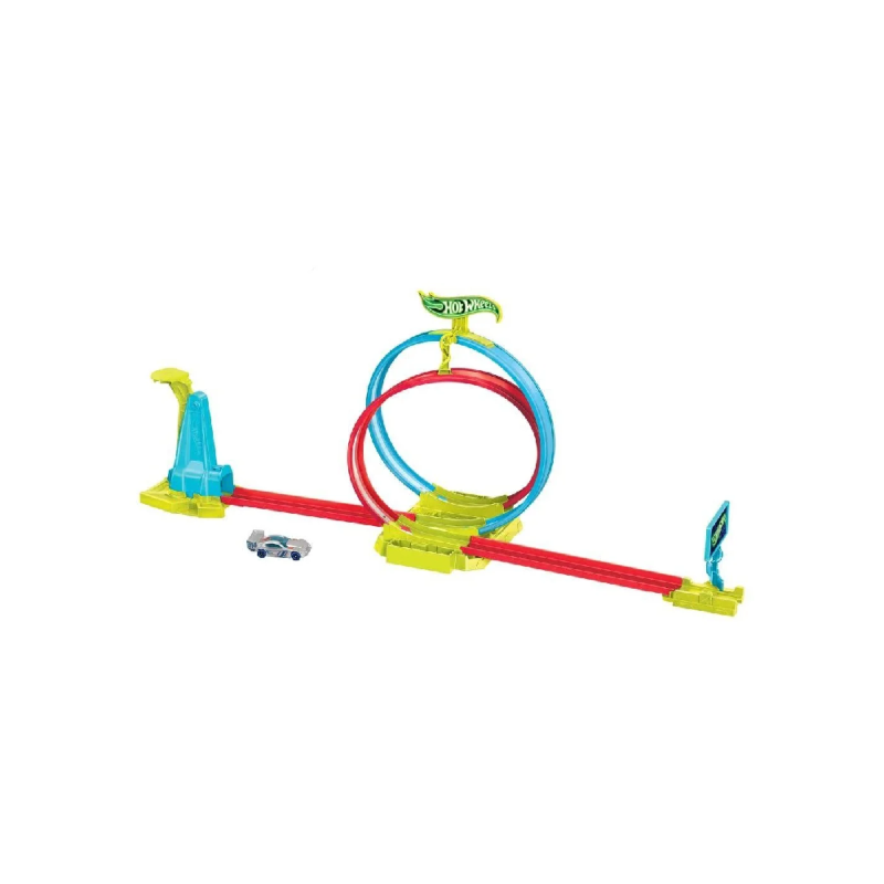 Mattel Hot Wheels - Πίστα Neon Speeders, Laser Stunt Slamway HPC05