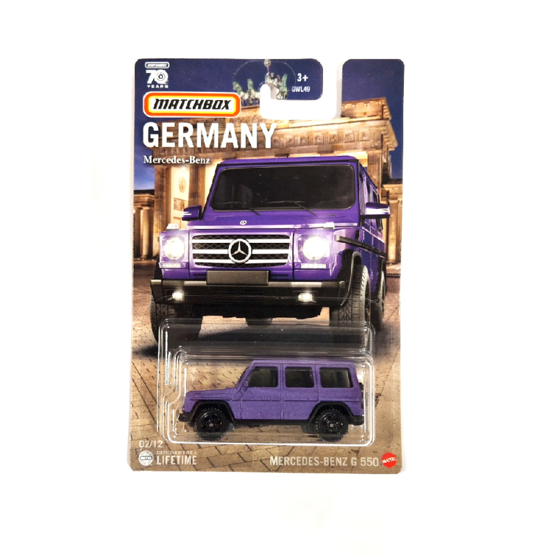 Mattel Matchbox - Αυτοκινητάκι Γερμανικό Μοντέλο, Mercedes-Benz G 550 (2/12) HPC57 (GWL49)