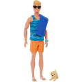 Mattel Barbie - Ken Beach Με Σανίδα Surf HPT50 (HPT49)