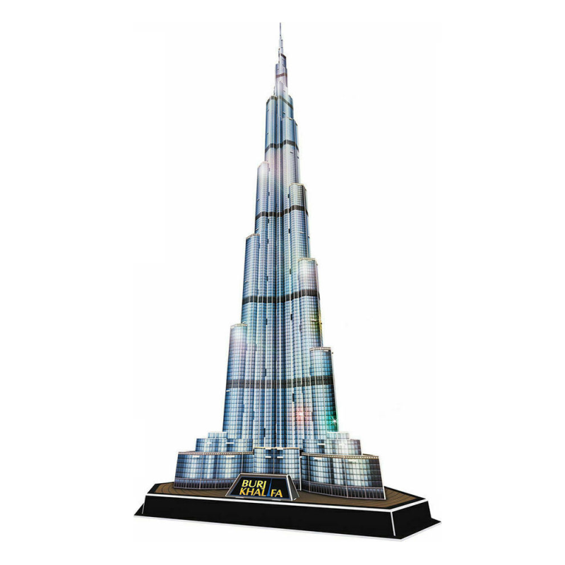 Cubic Fun - 3D Led Puzzle Architecture Model, Burj Khalifa 136 Pcs L133h