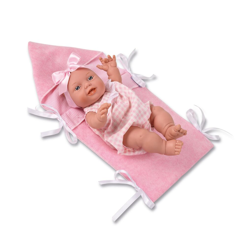 Magic Baby - Κούκλα Rose Με Κορδέλα Και Κουβερτούλα 30εκ MB34101