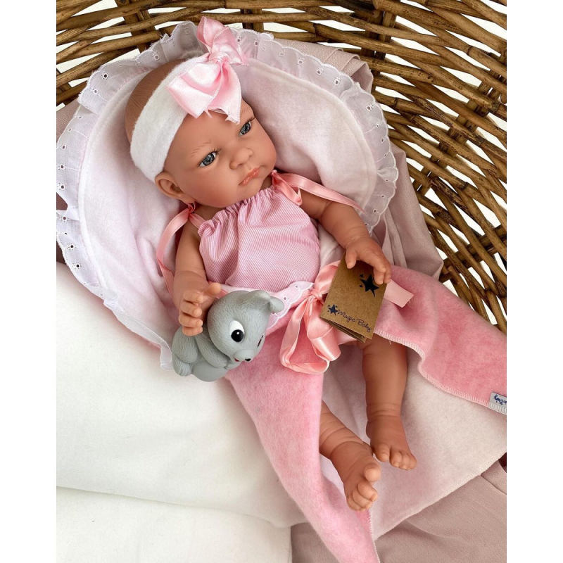 Magic Baby - Κούκλα Jenny Με Κουβερτούλα 39 εκ MB39007