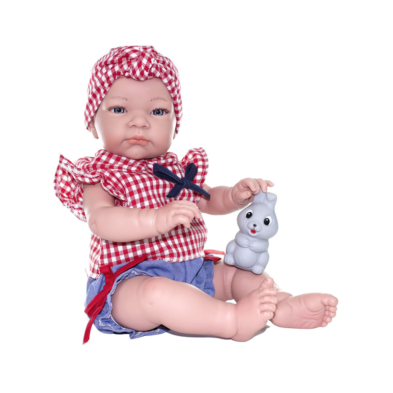 Magic Baby - Κούκλα Jenny Καρό 47εκ MB46215