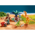 Playmobil Dino - Maxi Βαλιτσάκι, Εξερευνητής Και Δεινόσαυροι 70108