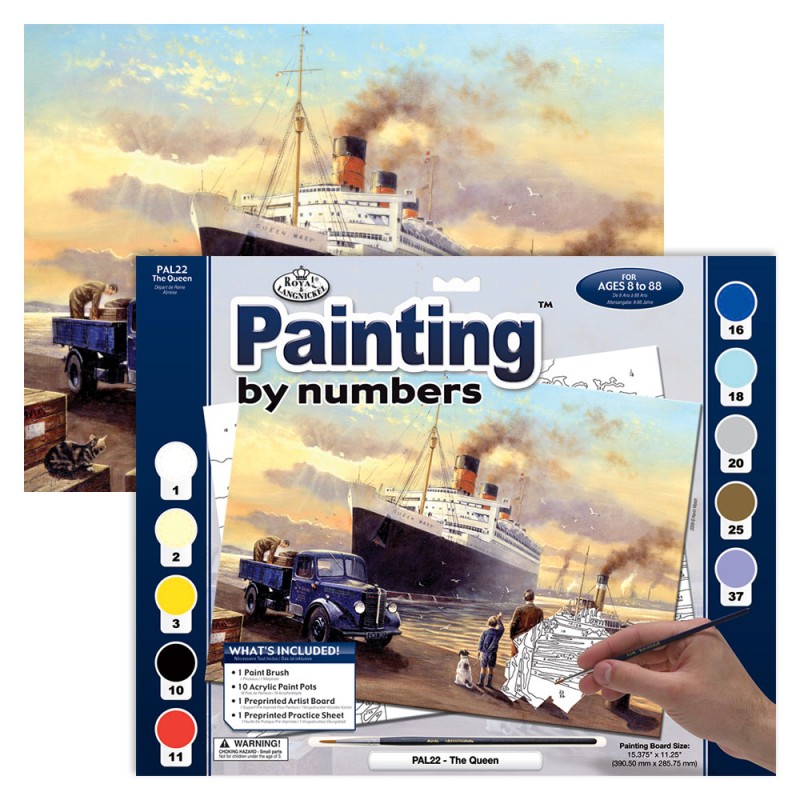 Royal & Langnickel - Painting By Numbers , Queen Departs PAL22-3T