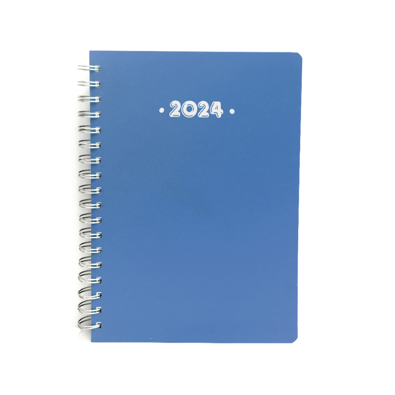 Υδρόγειος – Ημερήσιο Ημερολόγιο Σπιράλ PP 2024, Blue 15×21 0350