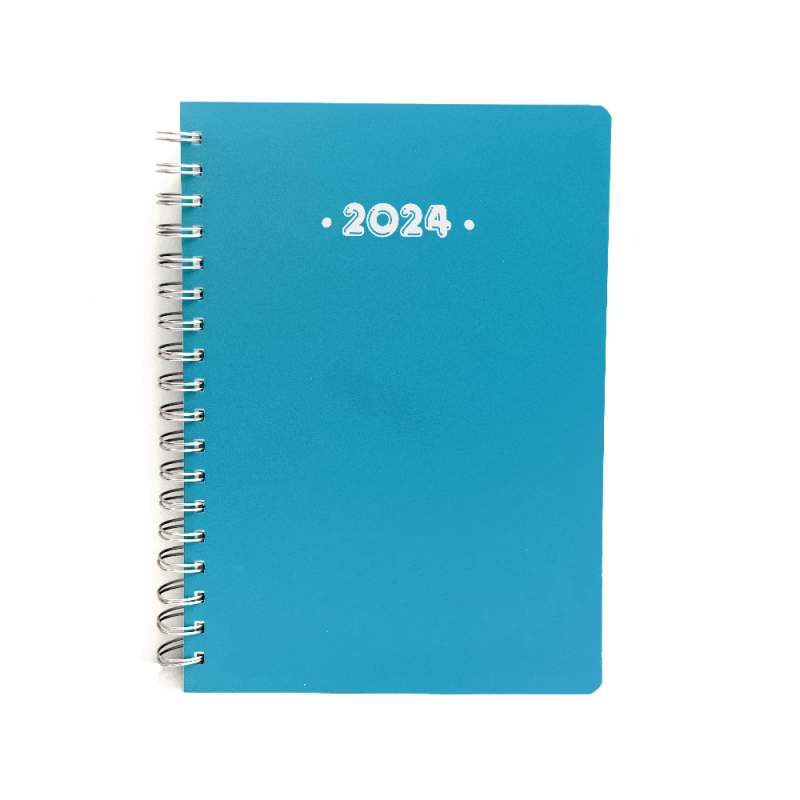 Υδρόγειος – Ημερήσιο Ημερολόγιο Σπιράλ PP 2024, Ocean Blue 15×21 0350
