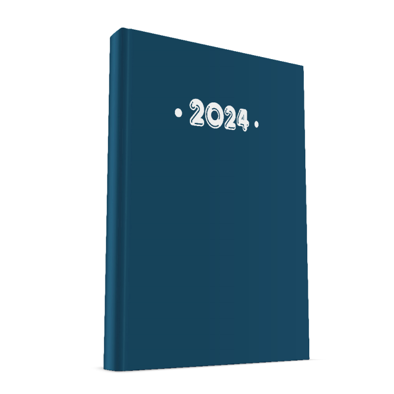 Υδρόγειος – Ημερήσιο Ημερολόγιο PVC 2024, Dark Blue 10×14 0336
