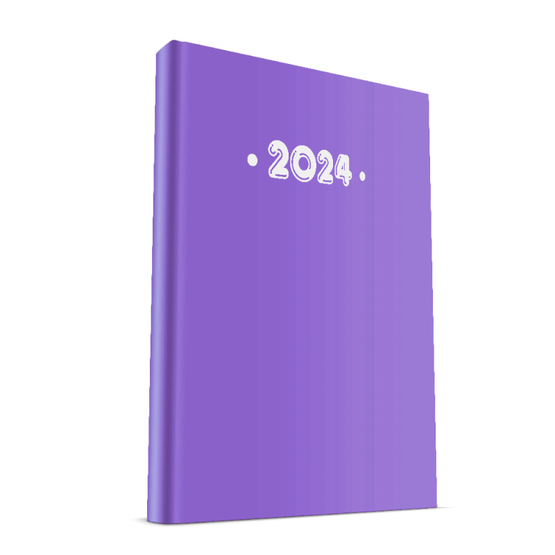 Υδρόγειος – Ημερήσιο Ημερολόγιο PVC 2024, Lilac 10×14 0336