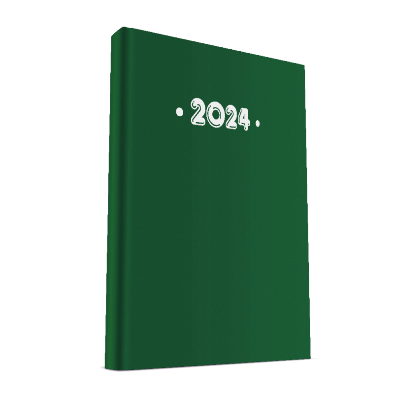 Υδρόγειος – Ημερήσιο Ημερολόγιο PVC 2024, Green 10×14 0336