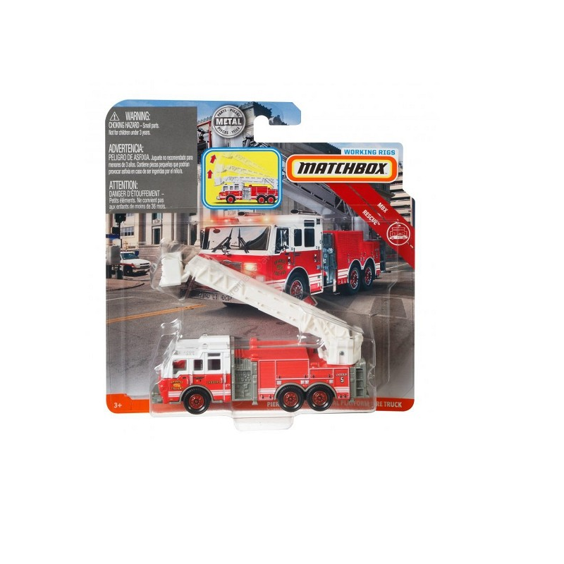 Mattel Matchbox - Φορτηγάκι Pierce Aerial Platform Fire Truck FWD48 (N3242)