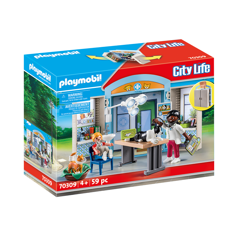 Playmobil City Life - Play Box Κτηνιατρείο 70309