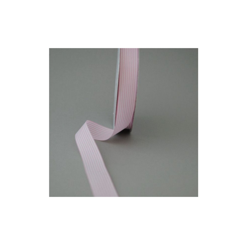 Kyriacou - Κορδέλα Ριγέ 15mmX20M Pink - White RL14505X-20XXXX