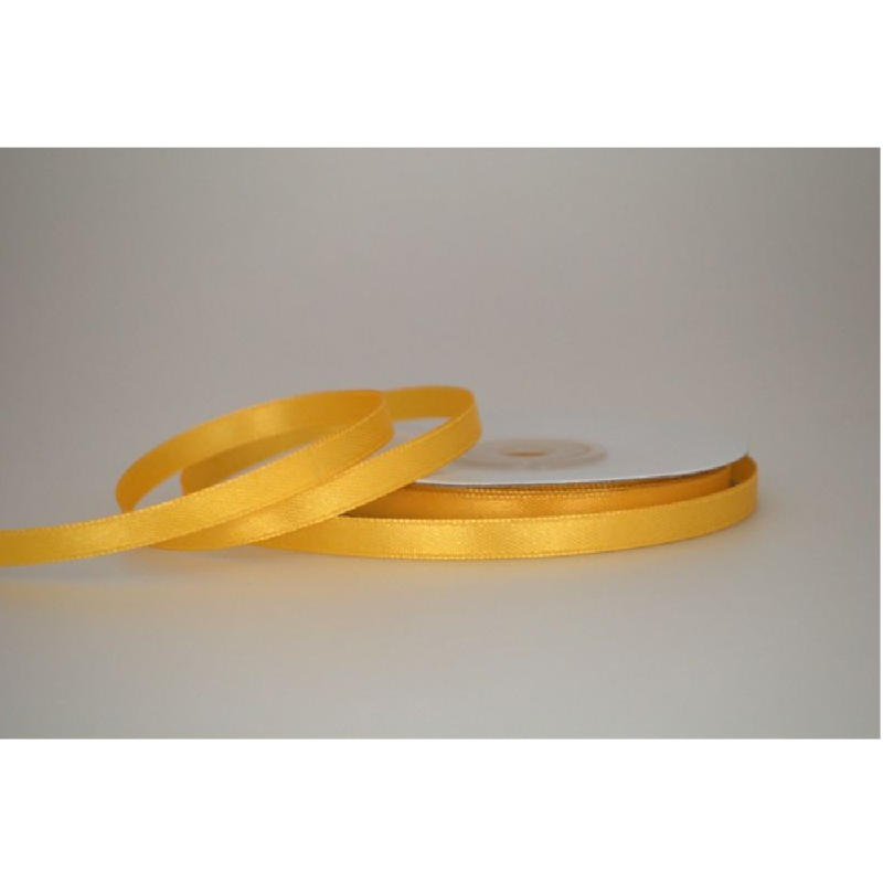 Kyriacou - Κορδέλα Σατέν Διπλής Όψης 6mmX25M Yellow SANXXXXX-XX6X25-75XXXX