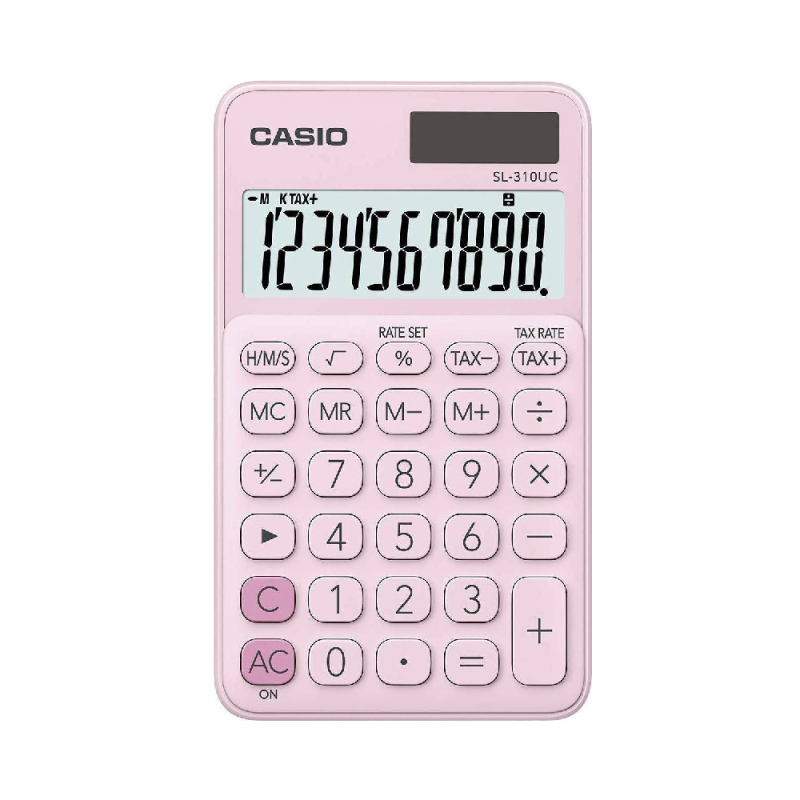 Casio - Αριθμομηχανή Ροζ SL-310UC-PK