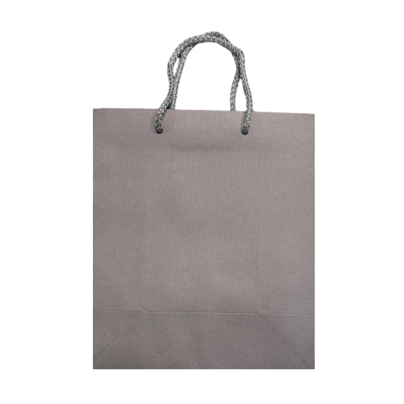 Νάκος ΑΒΕΕ - Χάρτινη Τσάντα Δώρου, Γκρι Ματ 22×25×11 εκ ΣΜ8Α-Π