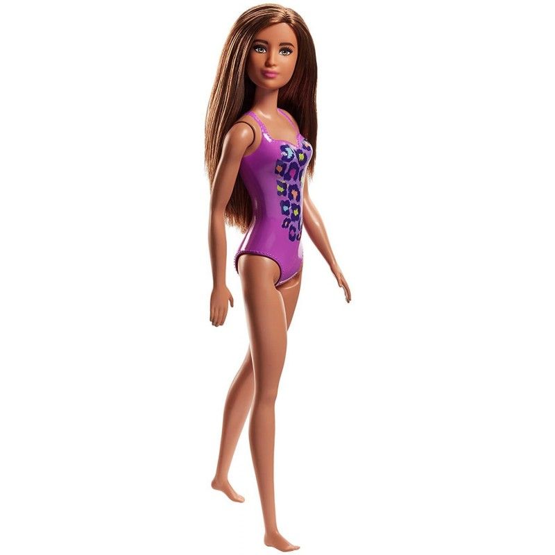 Mattel Barbie - Beach Doll Cheetah Swimsuit FJD98 (DWJ99)
