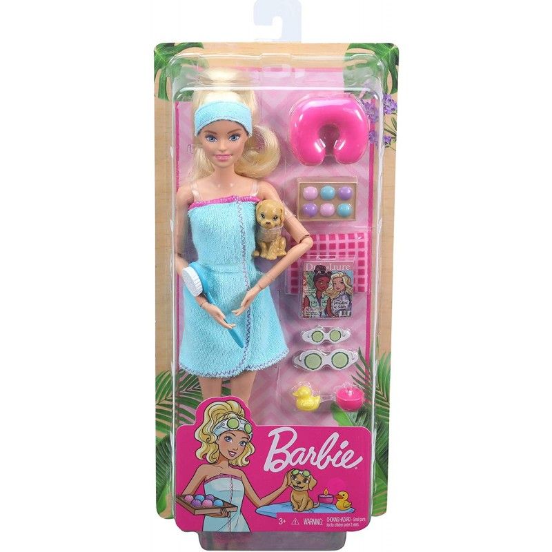 Mattel Barbie - Wellness Ημέρα Ομορφιάς Spa Doll GJG55 (GKH73)
