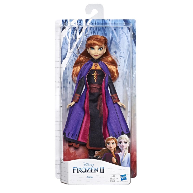 Hasbro - Frozen - Κούκλα Άννα Με Μακριά Κόκκινα Μαλλιά Και Φόρεμα E6710