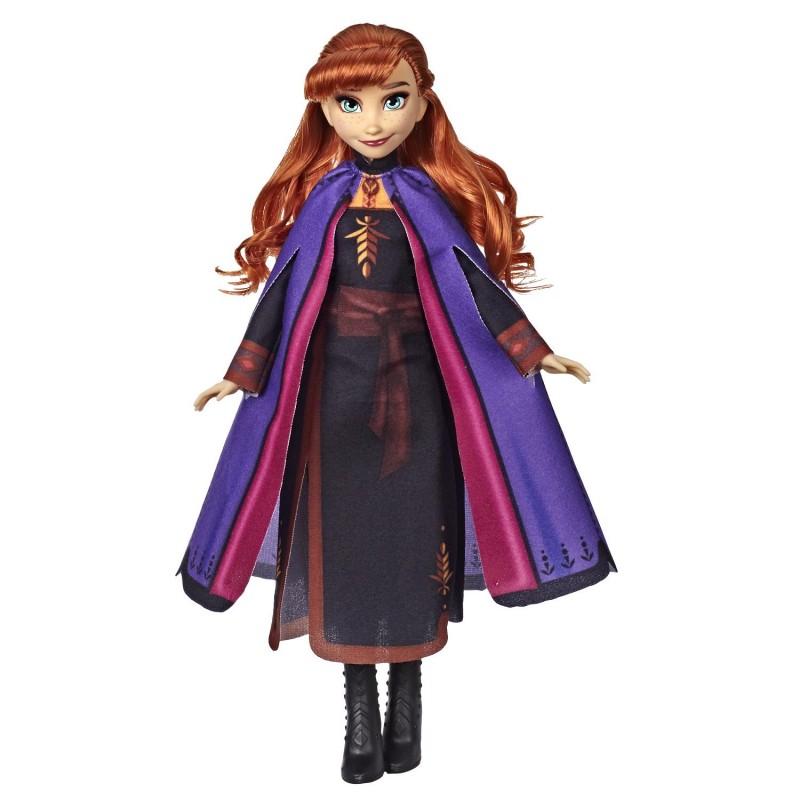 Hasbro - Frozen - Κούκλα Άννα Με Μακριά Κόκκινα Μαλλιά Και Φόρεμα E6710