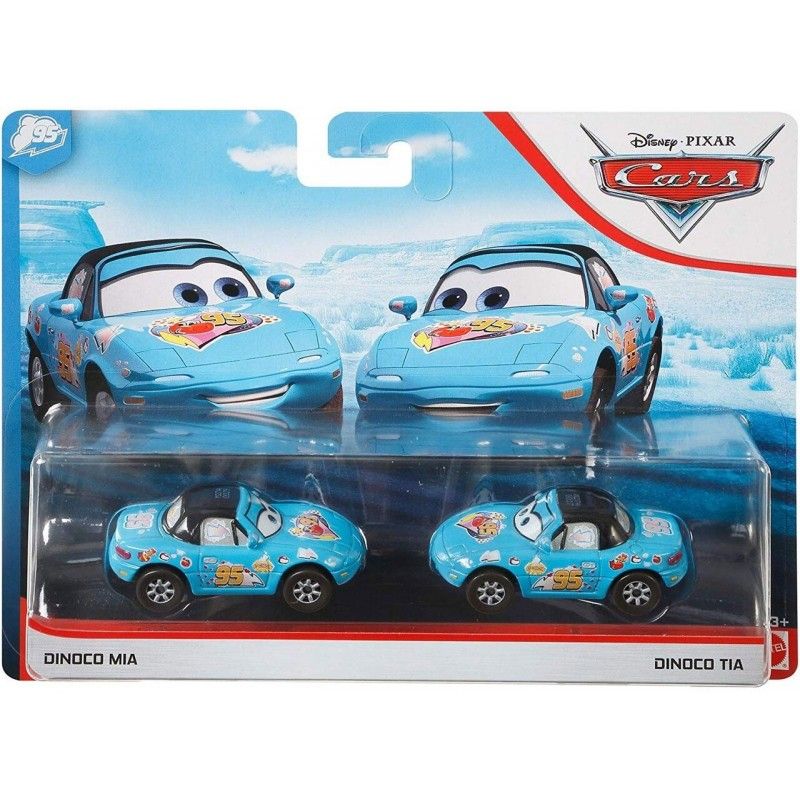 Mattel Cars - Σετ Με 2 Αυτοκινητάκια Dinoco Mia And Dinoco Tia GKB77 (DXV99)