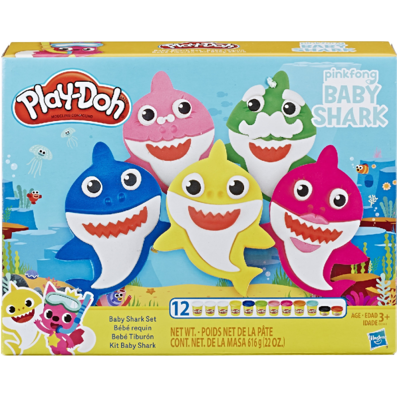 Hasbro Play-Doh - Pinkfong, Baby Shark Set E8141