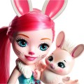 Mattel Enchantimals - Μεγάλη Κούκλα, Bree Bunny & Twist FRH52 (FRH51)