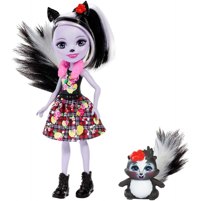 Mattel Enchantimals – Κούκλα Και Ζωάκι Sage Skunk & Caper FXM72 (DVH87)