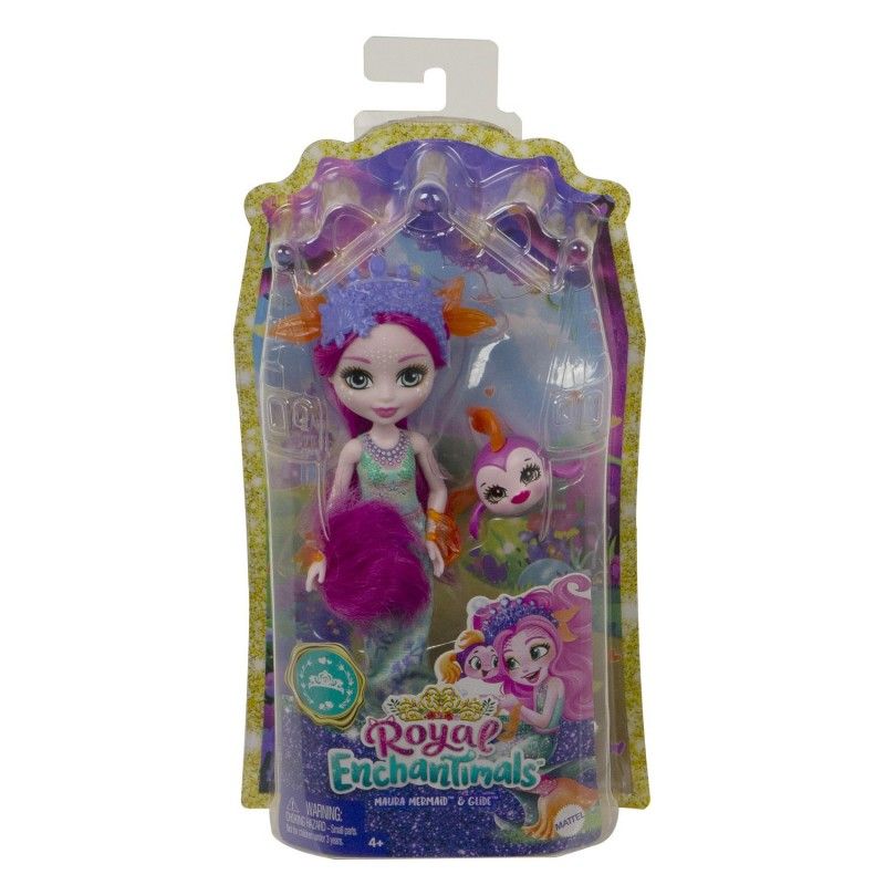 Mattel Enchantimals Royals – Κούκλα Και Ζωάκι Maura Mermaid & Glide GYJ02 (FNH22)