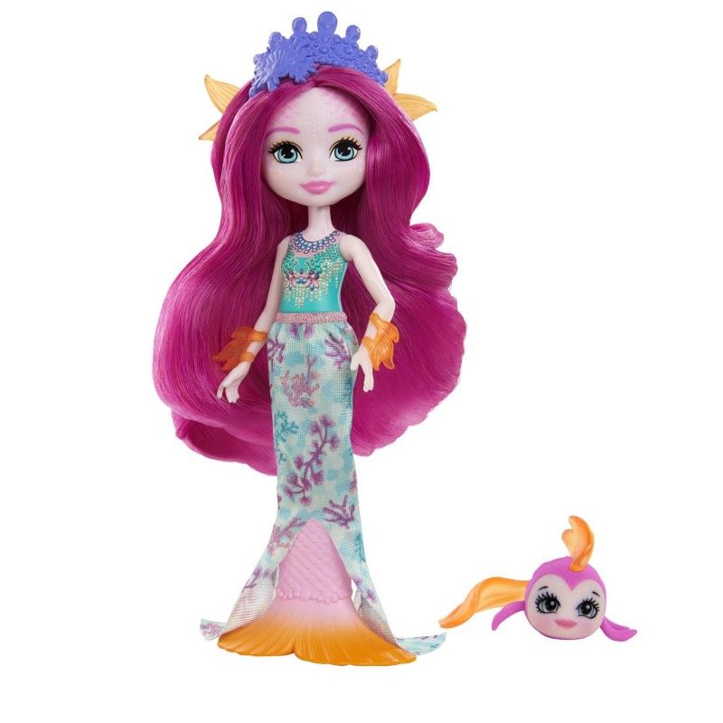 Mattel Enchantimals Royals – Κούκλα Και Ζωάκι Maura Mermaid & Glide GYJ02 (FNH22)