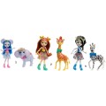 Mattel Enchantimals Κούκλα & Μεγάλο Ζωάκι Φιλαράκι-3 Σχέδια FKY72