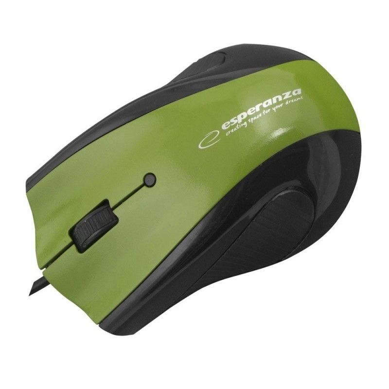 Esperanza - Ενσύρματο Ποντίκι Και Mousepad Gel USB Green EM-125G