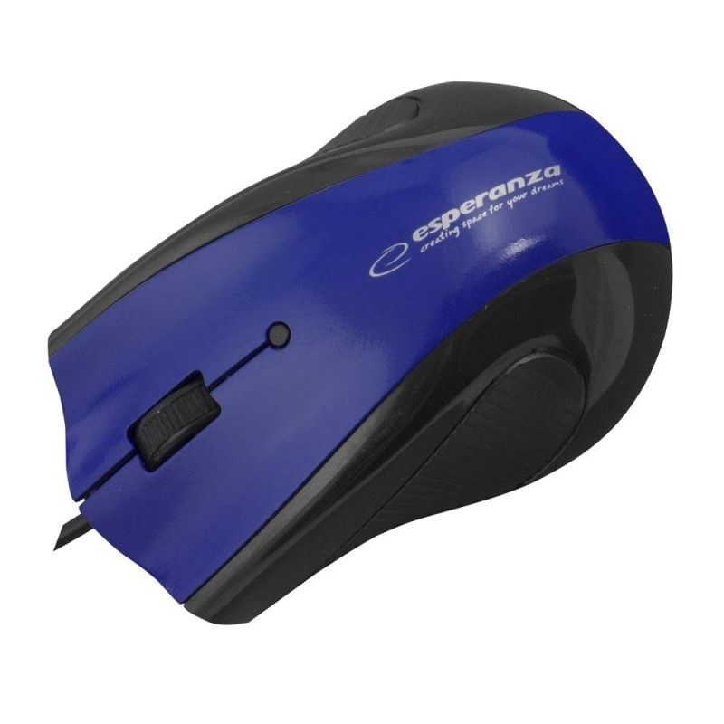 Esperanza - Ενσύρματο Ποντίκι Και Mousepad Gel USB Blue EM-125B