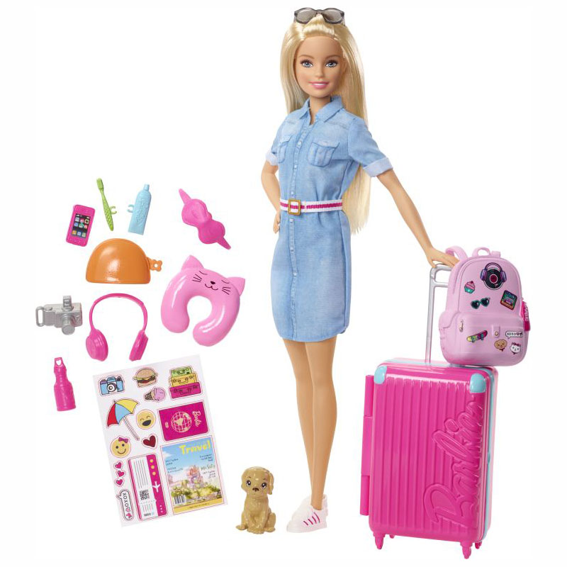 Mattel Barbie Dreamhouse Adventures - Barbie Έτοιμη Για Ταξίδι FWV25
