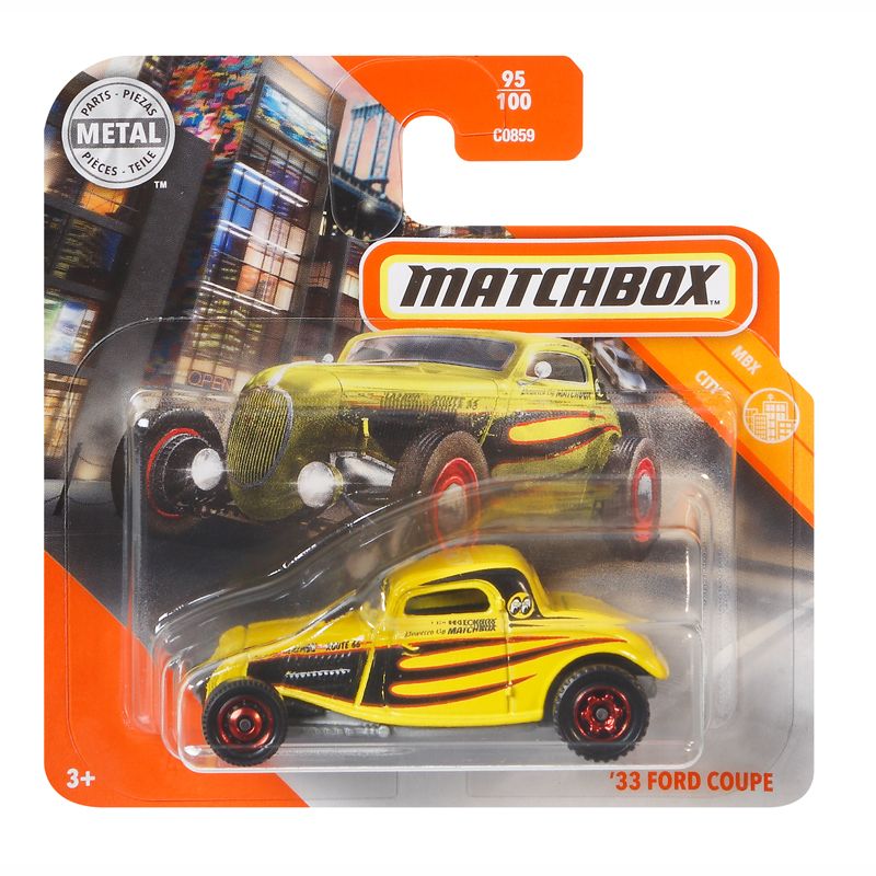 Mattel Matchbox - Αυτοκινητάκι 1:64 '33 Ford Coupe GKM14 (C0859)