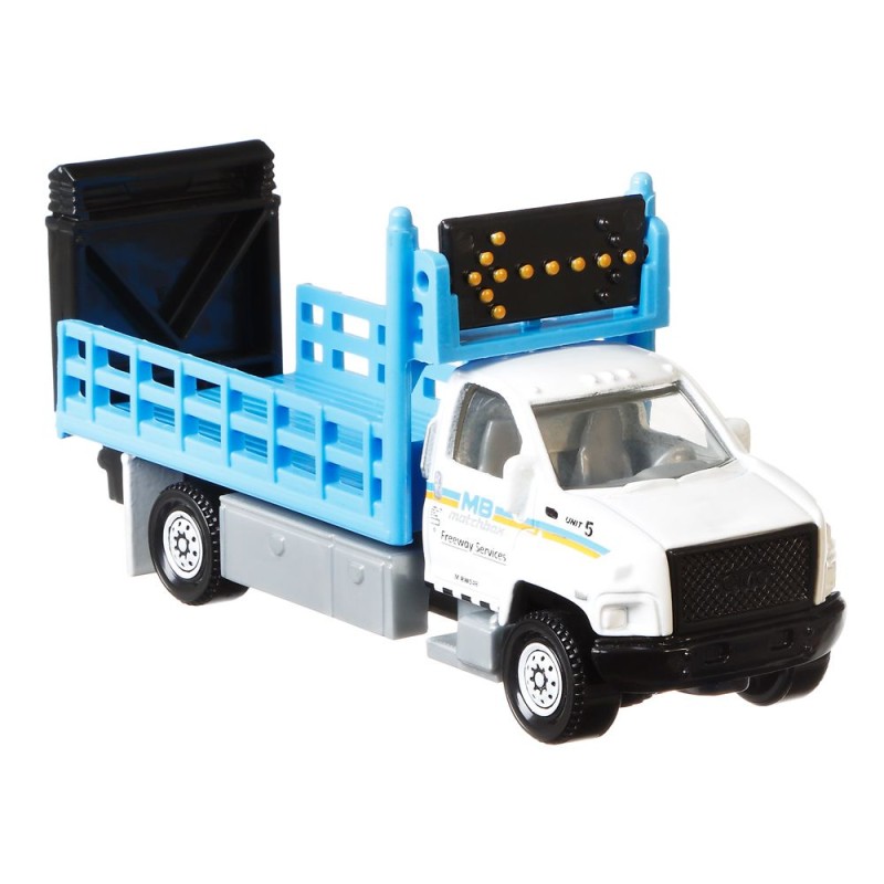 Mattel Matchbox - Φορτηγάκι GMC 3500 Attenuator Truck GPH99 (N3242)