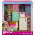 Mattel Barbie - Δωμάτιο Με Κούκλα Μπάνιο GRG87 (GTD87)