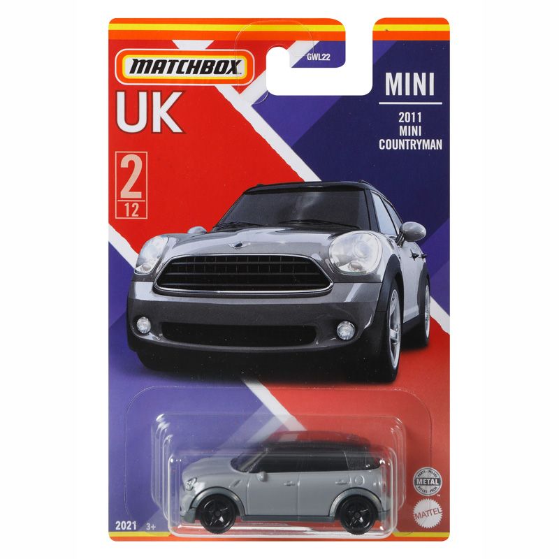 Mattel Matchbox - Αυτοκινητάκι Αγγλικό Μοντέλο MINI 2011 Countryman GWL28 (GWL22)