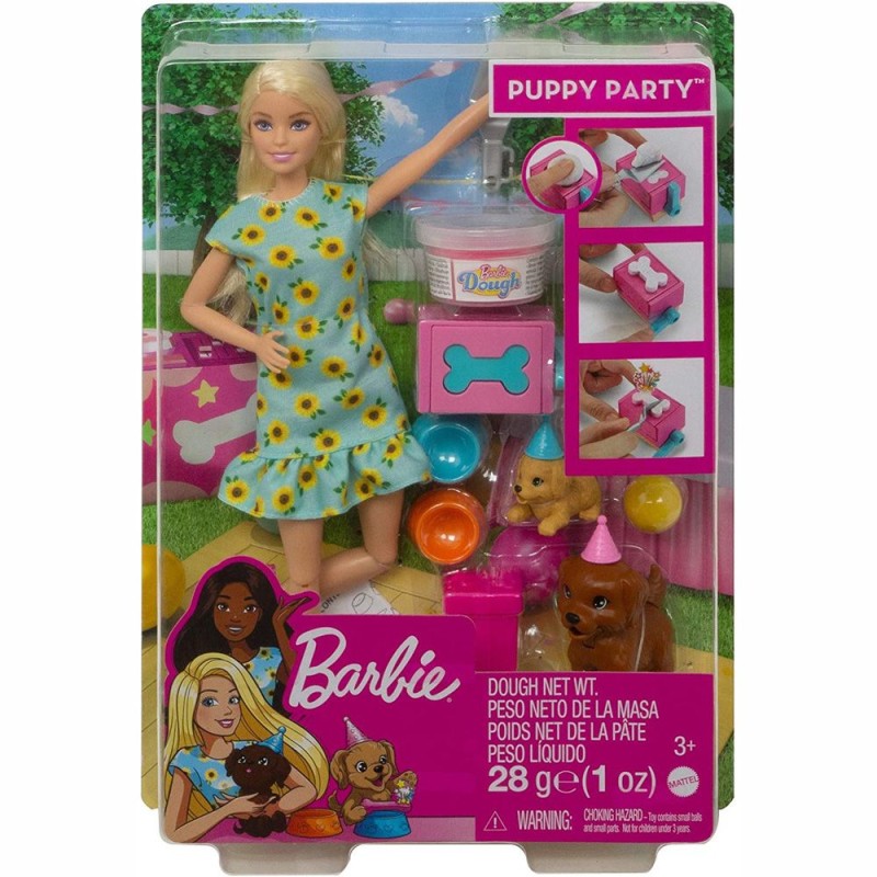 Mattel Barbie - Και Σκυλάκια Πάρτι Γενεθλίων GXV75