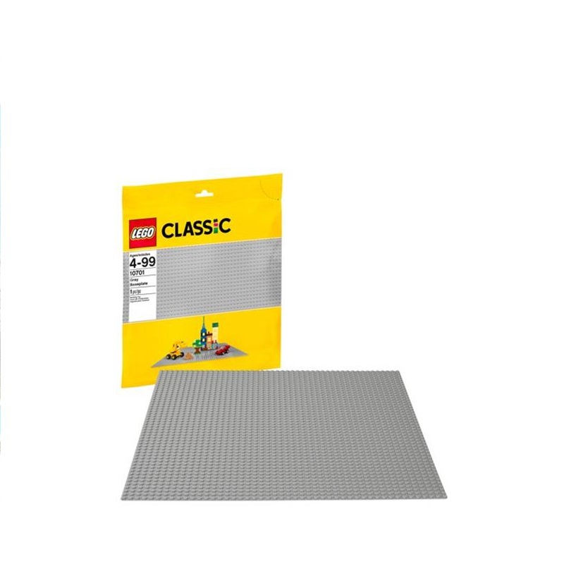 Lego Classic - Gray Baseplate 10701
