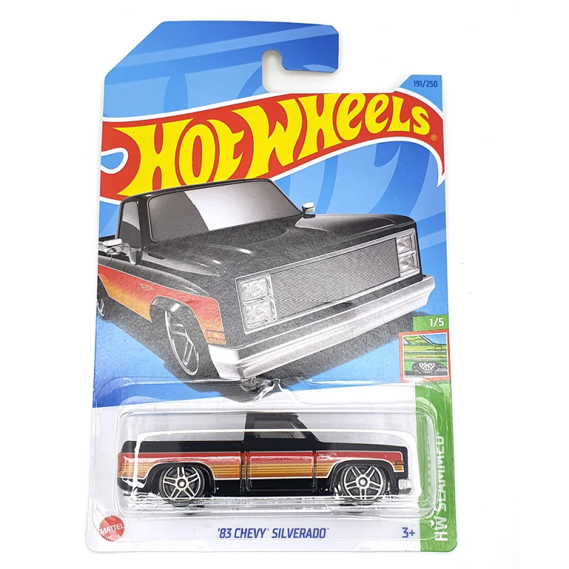 Mattel Hot Wheels - Αυτοκινητάκι '83 Chevy Silverado 1/5 , HW Slammed HKJ06 (5785)