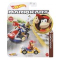 Mattel Hot Wheels - Mario Kart, Diddy Kong, Pipe Frame GRN15 (GBG25)