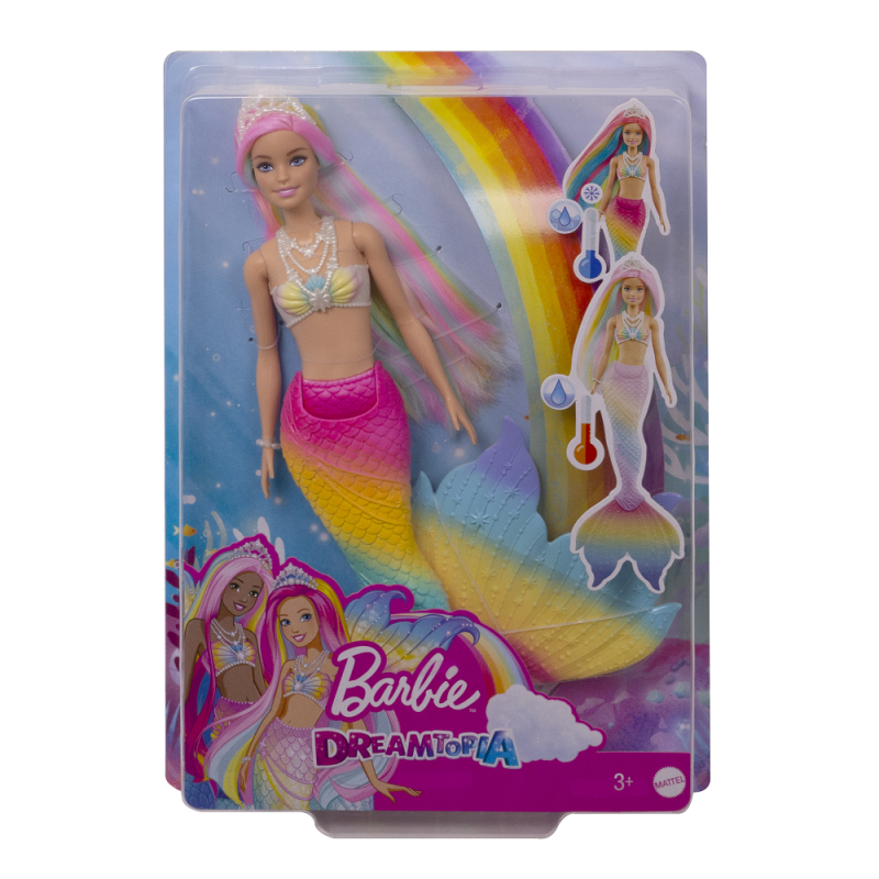 Mattel Barbie - Γοργόνα Μεταμόρφωση Ουράνιο Τόξο GTF89 (GTF88)