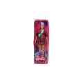 Mattel Barbie - Fashionistas Doll No.157 Με Καρό Φόρεμα Και Τσαντάκι Ώμου GΡΒ49 (FBR37)