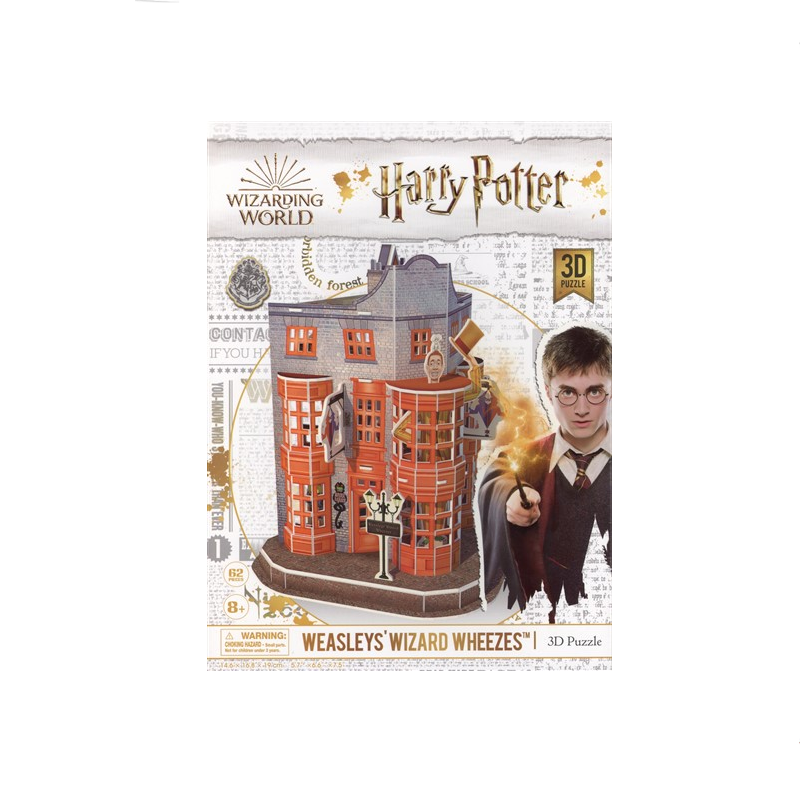Cubic Fun - 3D Puzzle Harry Potter, Weasley's Wizard Wheezes 62 Pcs DS1007h